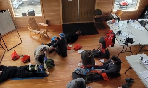 Advanced First Aid training, Lauren P. 